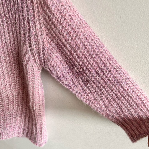 ba&sh Bear Alpaca Turtleneck Sweater | Rose Pink | Size XS (US 2) - Picture 10 of 16